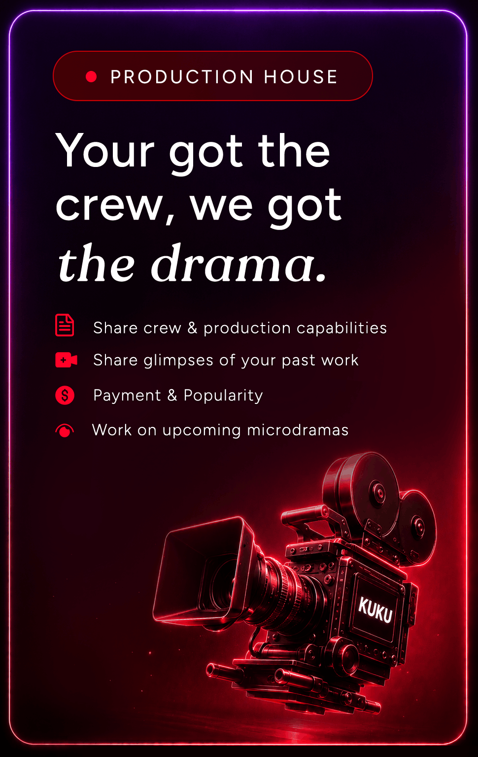 Studio opportunity poster