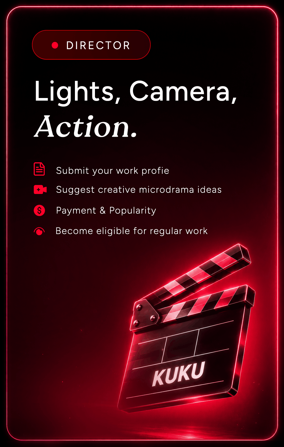 Director opportunity poster